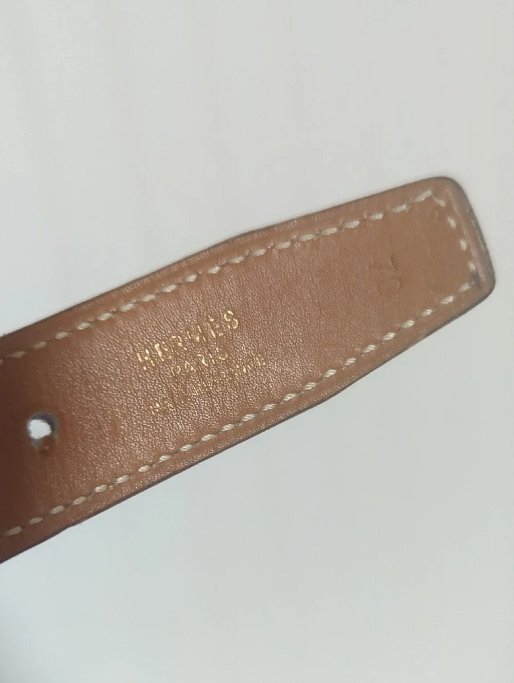 Hermes Black Leather Women's Belt